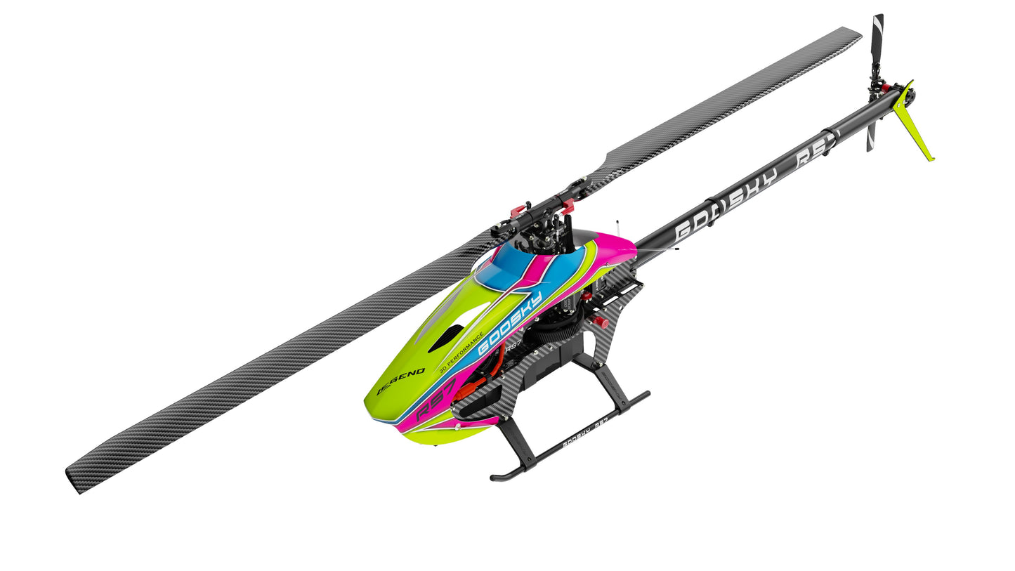 Goo-Sky Legend RS7 Helicopter Kit (With Blades) - Yellow ***Excluded From Sale***