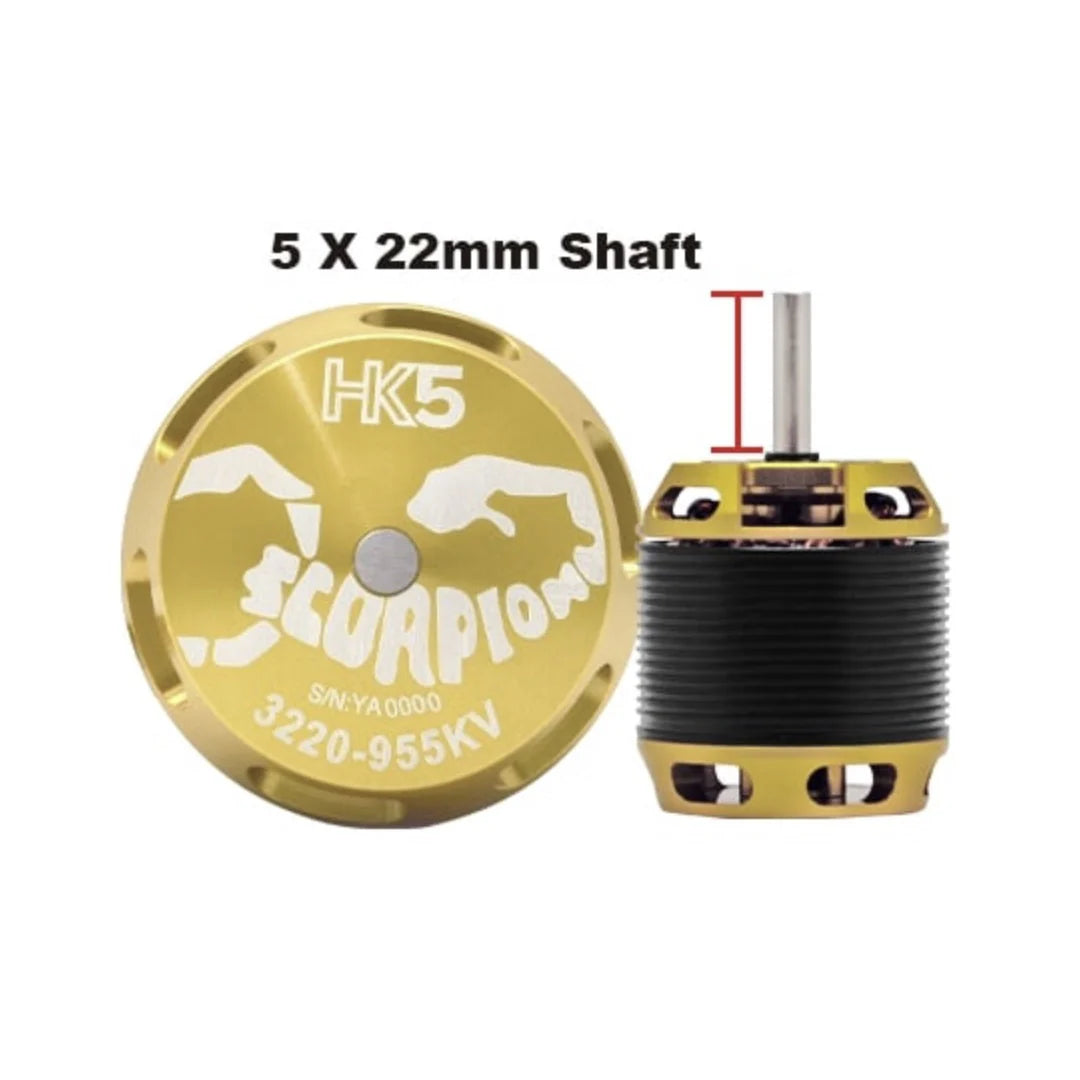 Scorpion HK5-3220-955KV Brushless Motor - Raw 420 Competition