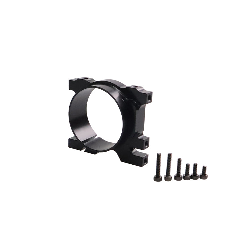 Tail boom clamp-front