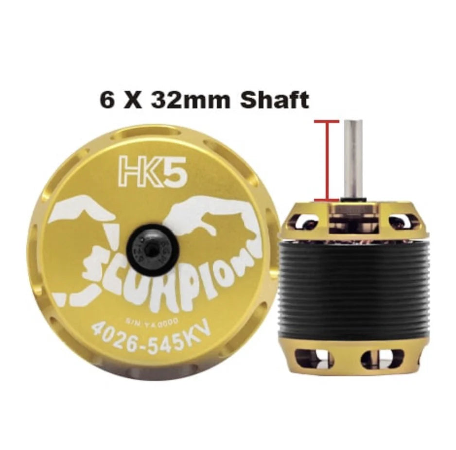 Scorpion HK5 4026 545KV Brushless Motor (6x32mm shaft)