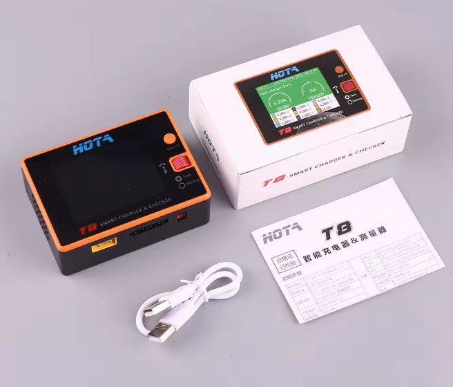 HOTA T8 650W 1-8S DC Smart Charger & Checker
