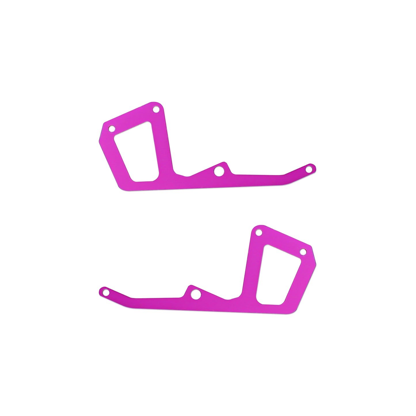 OMP M2 V3 Pro Frame Rear Carbon Reinforcement Plate - Pink