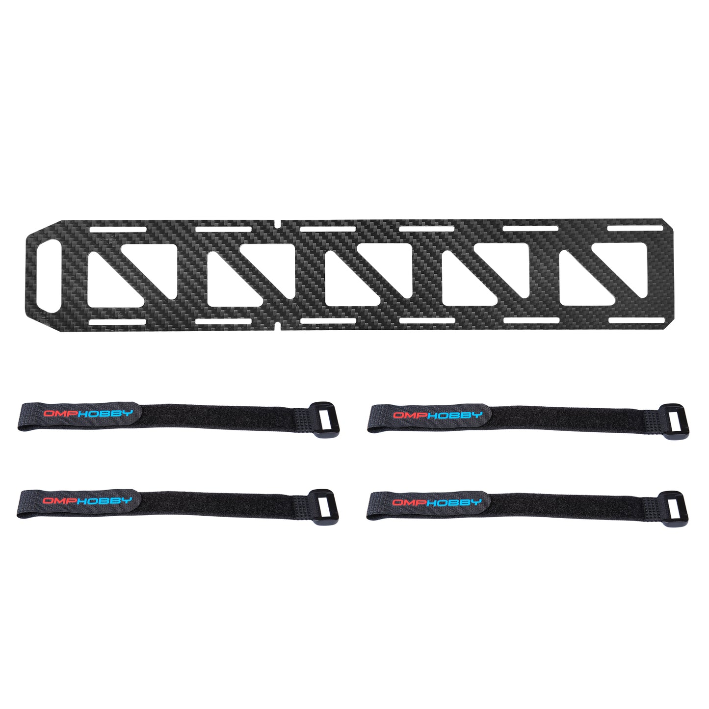 OMP M7R Battery Tray With Straps (4pcs)