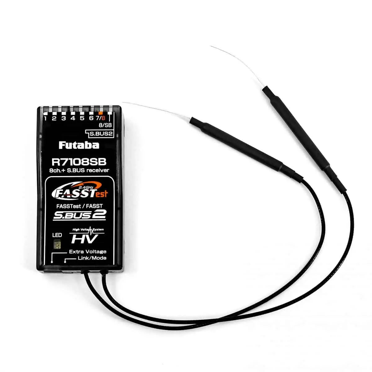 Futaba R7108SB Bi-Directional 8 Channel Receiver (FASSTest/S.Bus2)