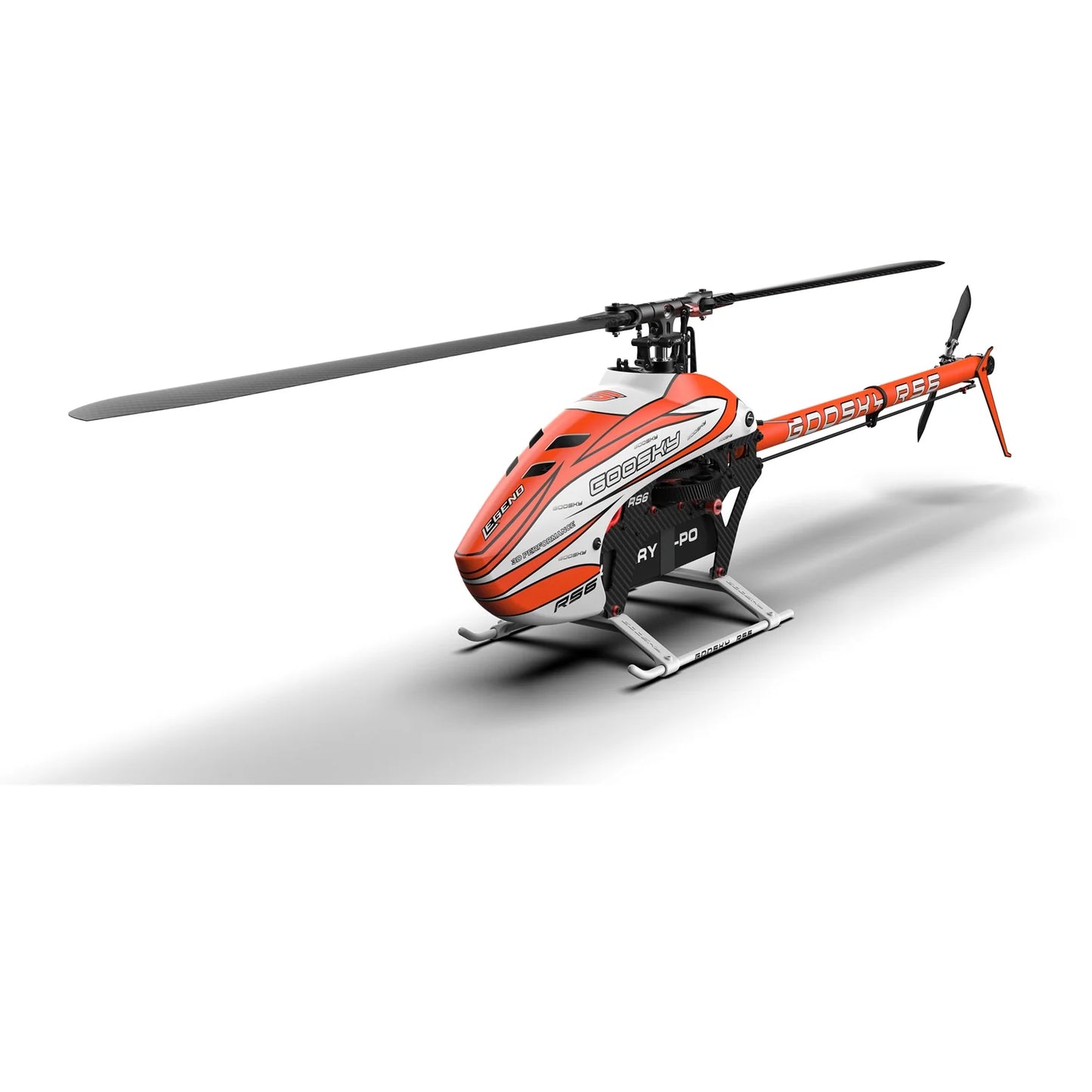 Goosky Legend RS6 Helicopter Kit w/o Blades - Orange