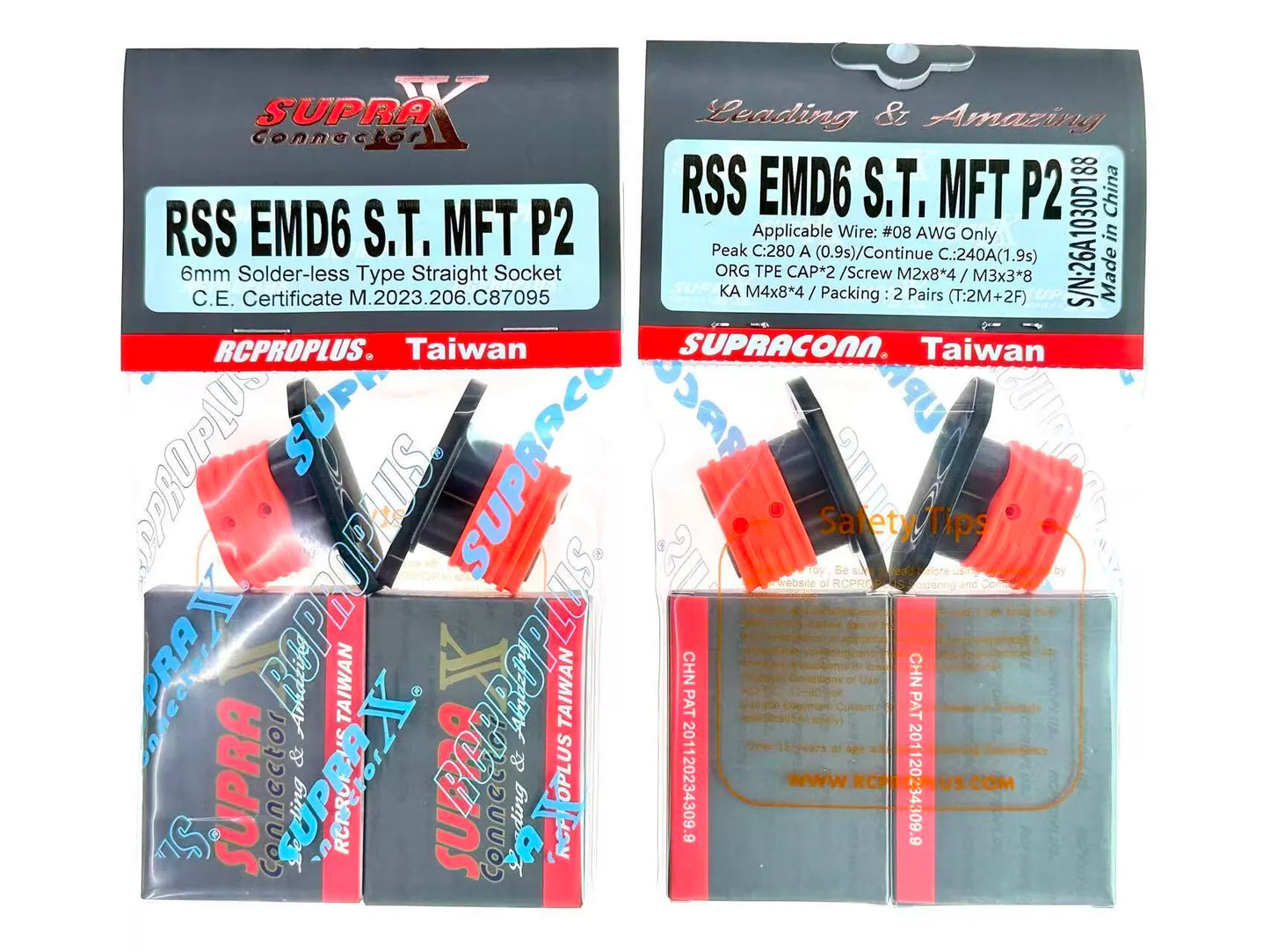 RCPROPLUS REB5810 Pro D5 B.T.P10 5mm Bullet Connectors