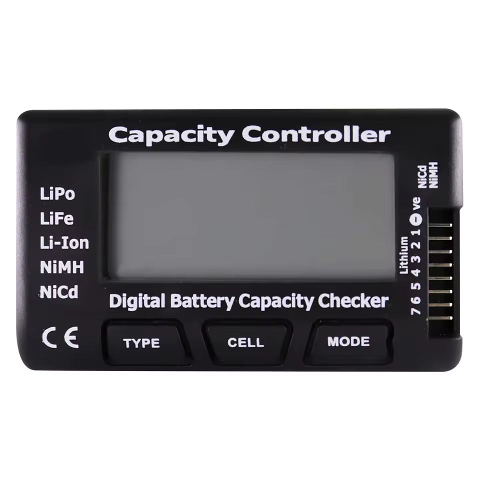 CellMeter-7 Digital Battery Voltage & Capacity Checker