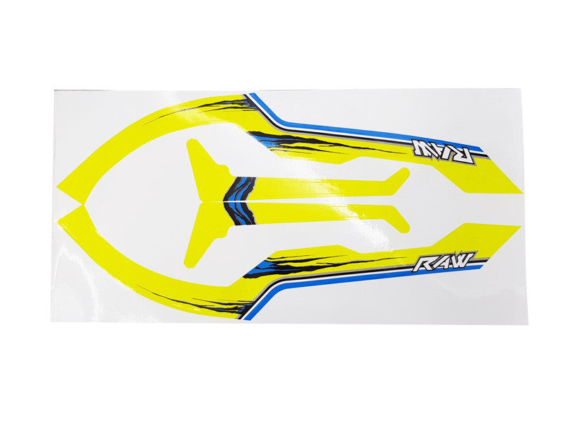 STICKER SET YELLOW - Raw 420