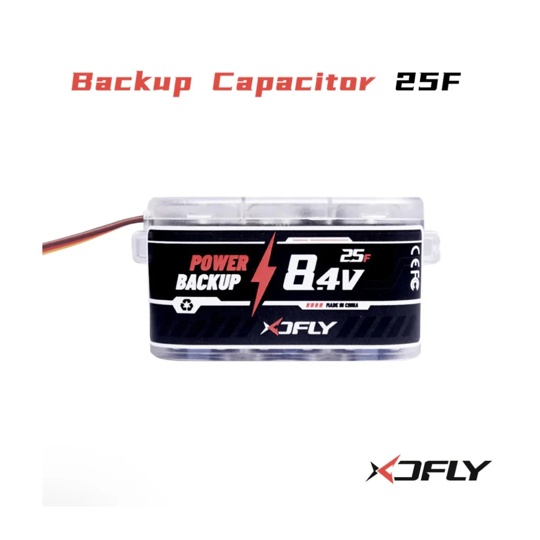 XDFly Backup Capacitor 25F 8.4V (Max 9.0V)