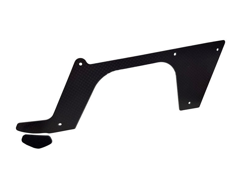 CARBON FIBER MAIN FRAME BOTTOM - Raw 500