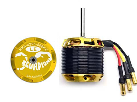 Scorpion HKII-4225-500KV Limited Edition Brushless Motor - Goblin Piuma