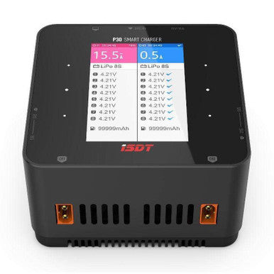 ISDT P30 1000WX2 30AX2 Dual Port 8S Battery Charger Discharger High Power Snychronous Bluetooth BattGo