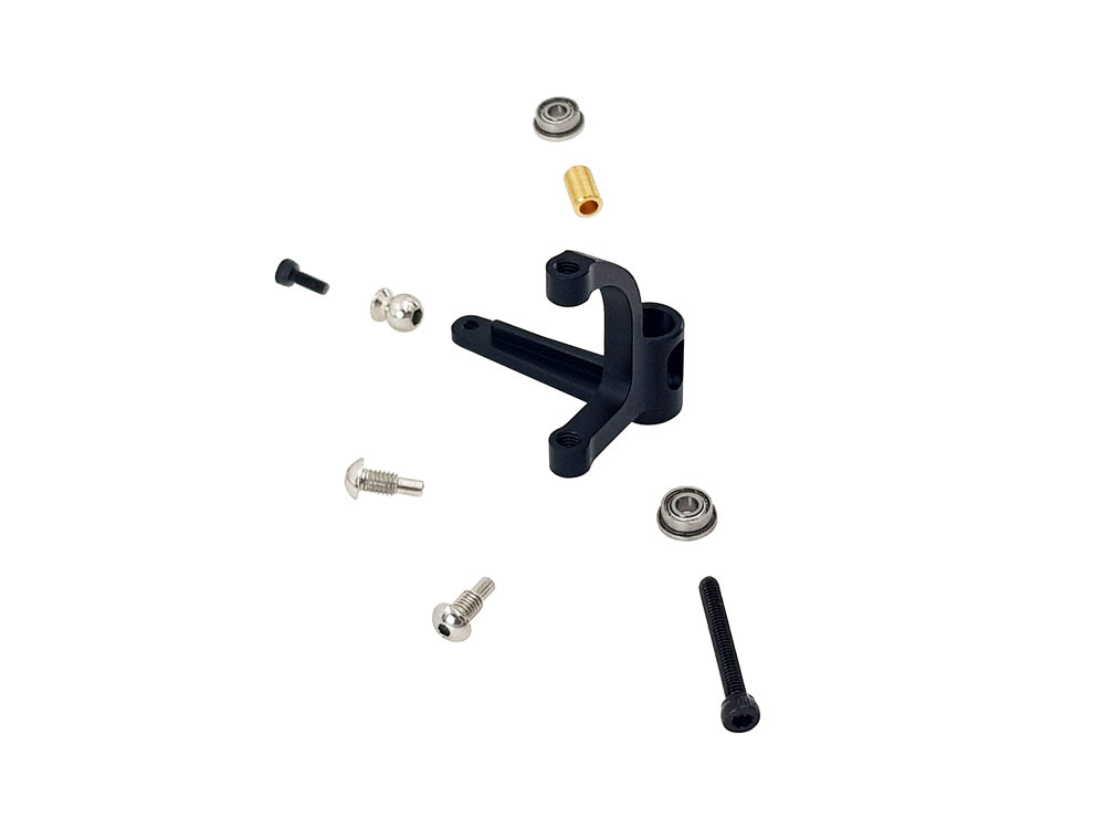 ALUMINUM TAIL BELL CRANK - Raw 500/iLGoblin 520 Pro/420 Pro