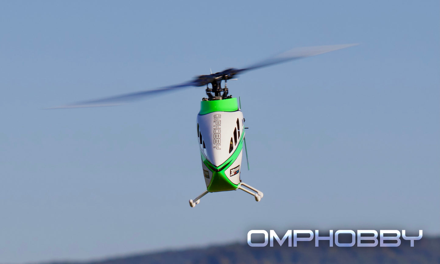 OMPHobby M7R Helicopter Kit (w/ main & tail blades) - Green