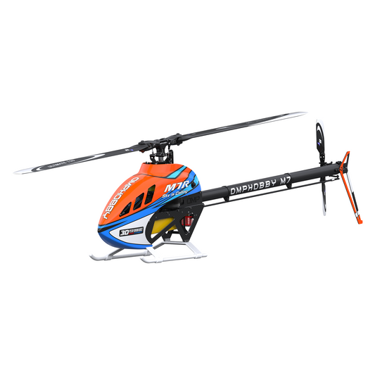 OMPHobby M7R Helicopter Kit (w/ main & tail blades) - Orange