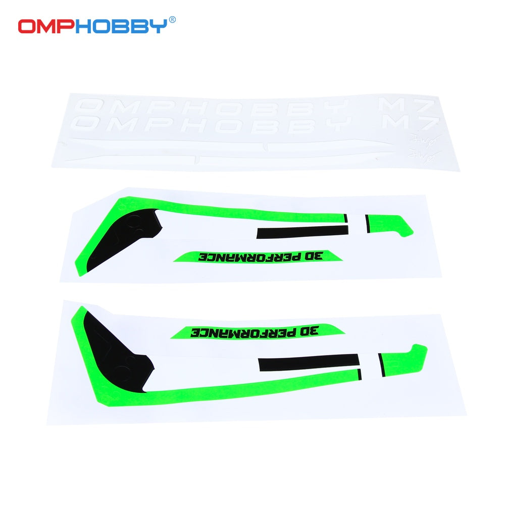 OMP M7 Green Sticker Set