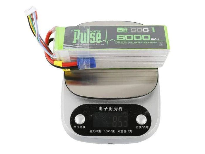 Pulse 5000mah 50C 25.9V 7S Lipo Battery - EC5 Connector