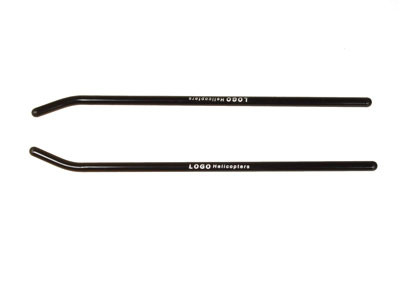 MIKADO 02775 SKID PIPES 270 X DIA.8MM BLACK