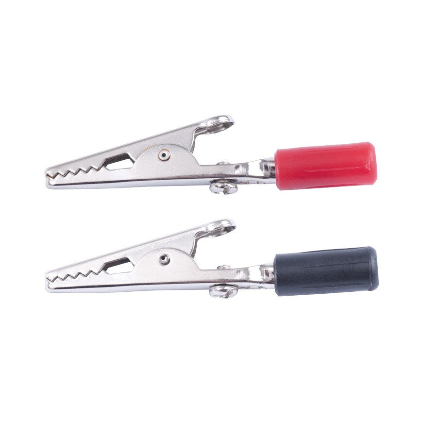 Alligator Clips Multi- Purpose 2pcs (red/black)
