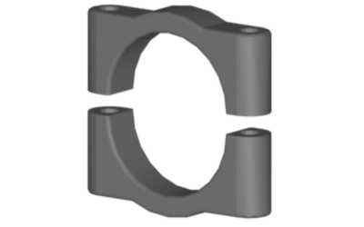 04718 CLAMP FOR HORIZONTAL FIN 22MM