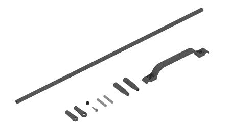 04355 CARBON CONTROL ROD FOR TAIL LOGO 600 SE