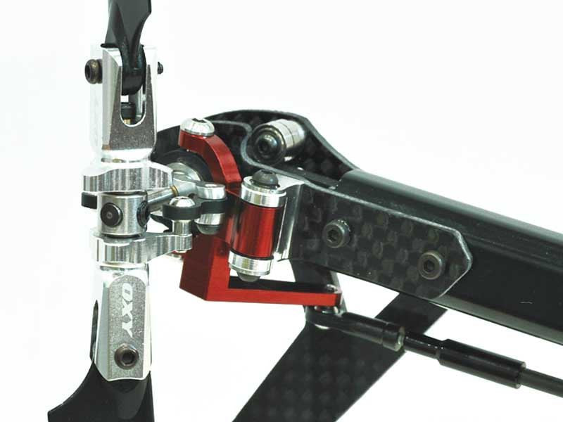 LX1542 - OXY3 - Aluminum Tail Bell Crank - Red
