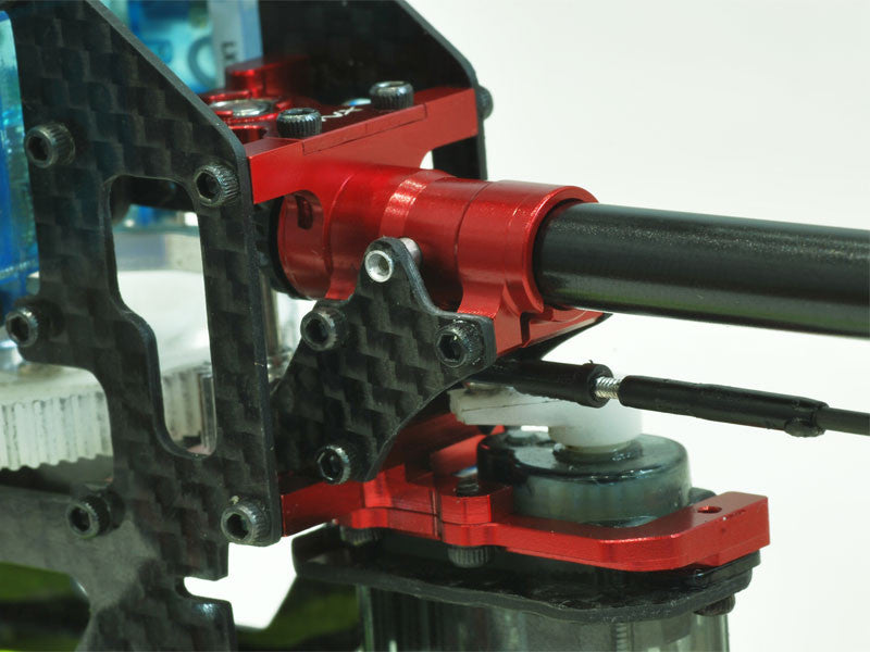 LX1615 - 180CFX - CNC Front Boom Mount - Red
