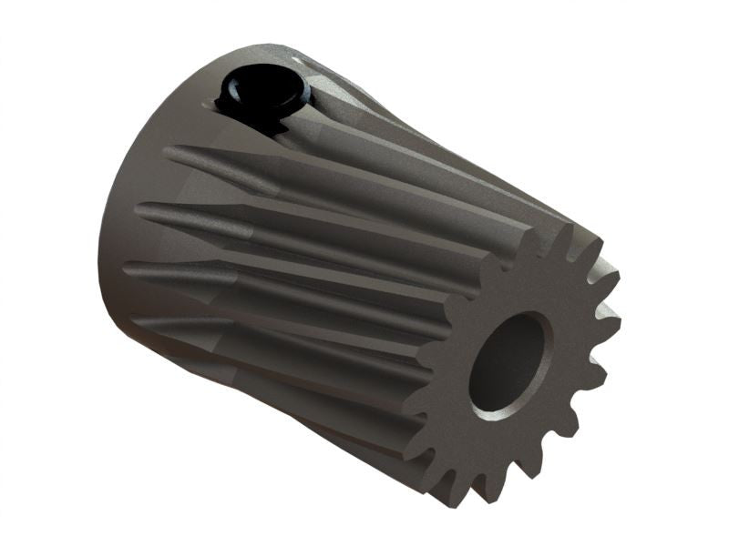LX1638: Steel Slant Pinion 16T - M0.5 - 3.17 mm Motor Shaft