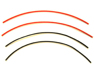 1.5mm Heat Shrink Tube Red/Black (1m black/1m red)