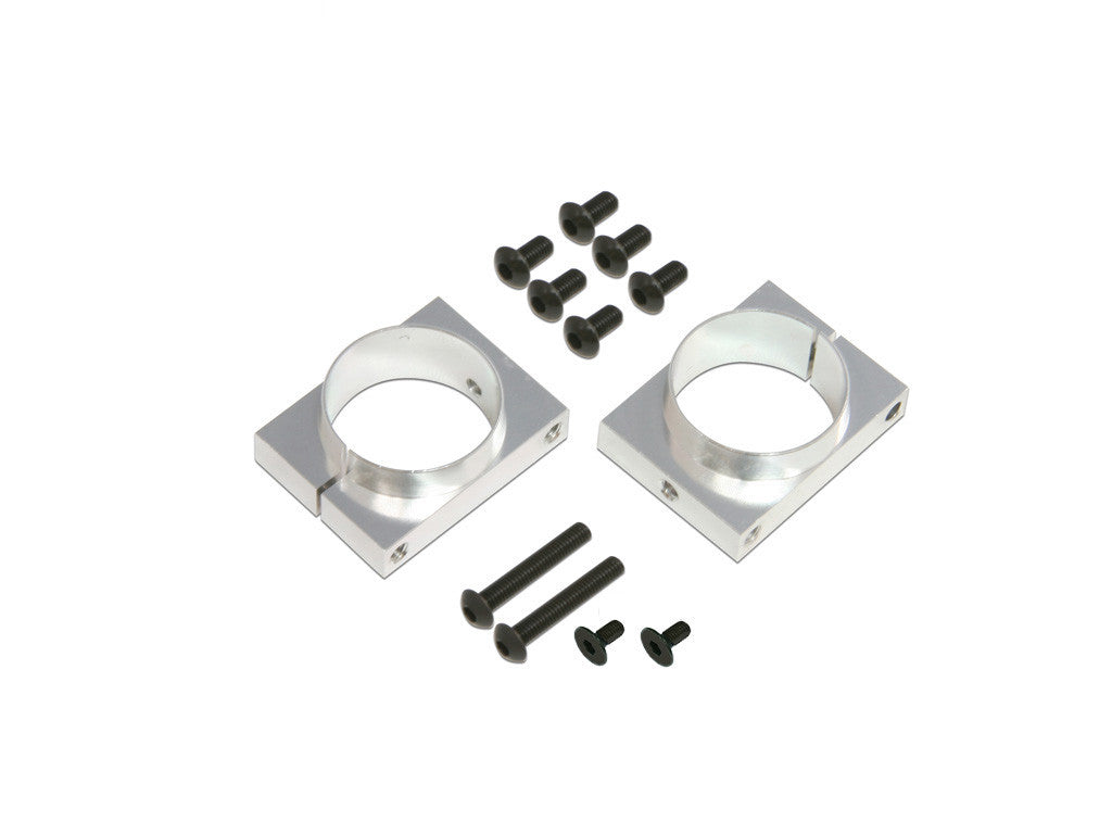 CNC Boom Clamps (Silver anodized)
