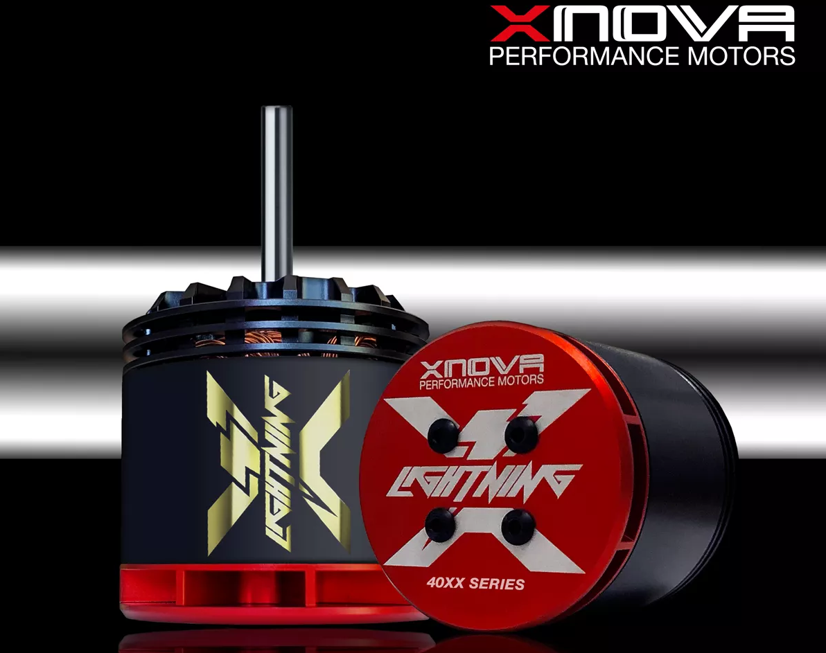 NEW! XNOVA LIGHTNING 4020-1350KV SERIES (SHAFT A) - 500 Class Heli