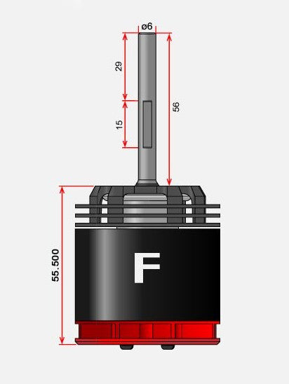 Xnova 4525 Replacement Shaft F - Logo 700