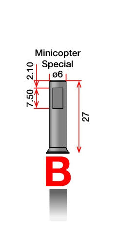 Xnova Motor Shaft 4535 Type B