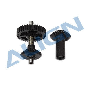 M0.7 Torque Tube Front Drive Gear Set/34T - T-rex 500X