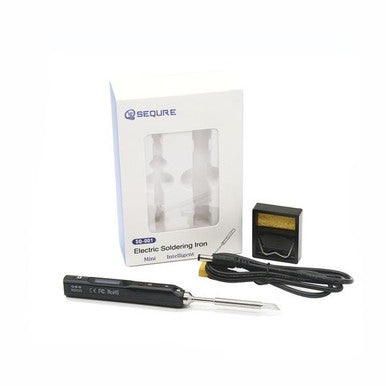 SEQURE SQ-001 Mini Soldering Iron - 65W Digital OLED Programmable Portable BLACK