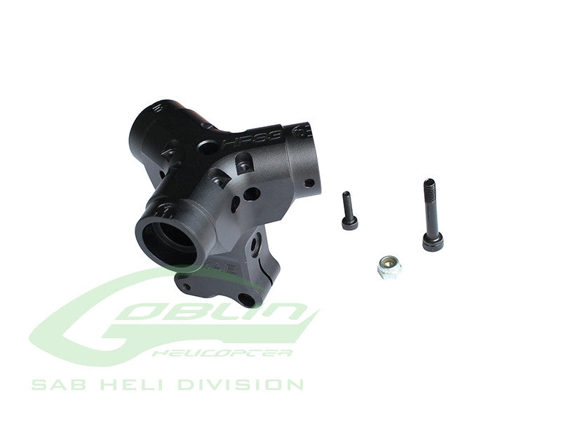 ALUMINUM NEW HPS3 CENTER HUB BLACK MATTE - KRAKEN KSE / RAW KSE
