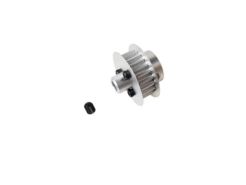 ALUMINIUM TAIL PULLEY 23T (5MM SHAFT) - RAW 580