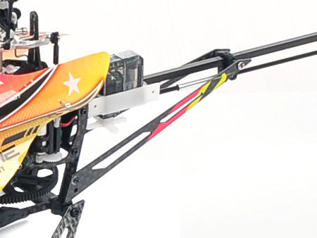 Carbon Tail Boom Support (Red - 2 pcs) - Blade 130X