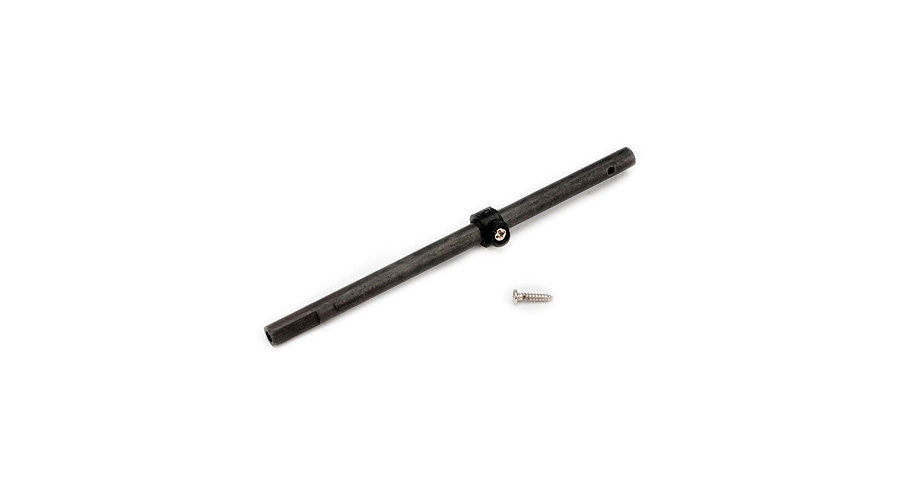 Carbon Fiber Main Shaft with Collar & Hardware: MSRX by BLADE (BLH3207)