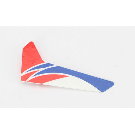 Red Vertical Fin with Decal: mCP X by BLADE