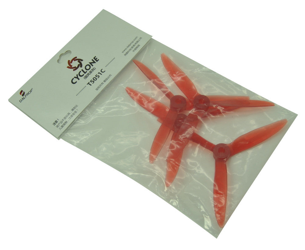 DALProp CYCLONE Series T5051C Propellers - Crystal Red