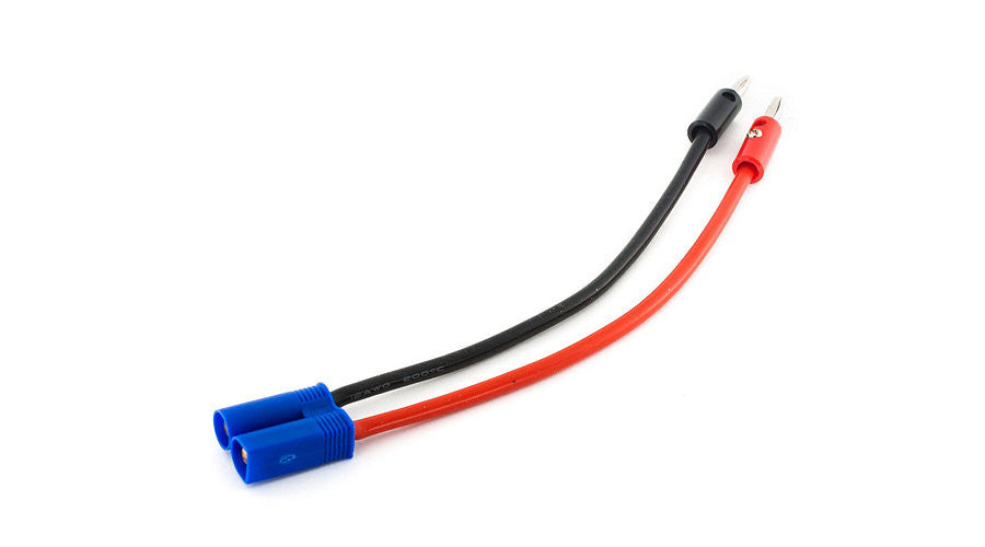 EC5 Device Charge Lead with 6" Wire & Jacks, 12 AWG