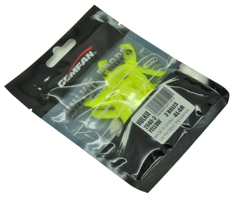 Gemfan 2040 Hulkie Durable 3 Blade 4cw 4ccw Yellow