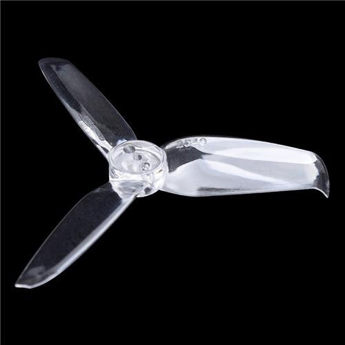 Gemfan 2540 TRI BLADE Props 4cw 4ccw (T-Style mount) - Clear