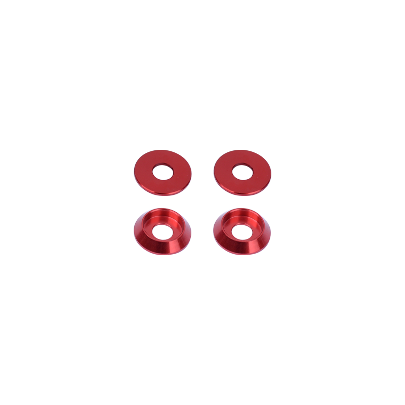 Goosky RS4 M3 Washers - Red - RS7/RS7 Ultra