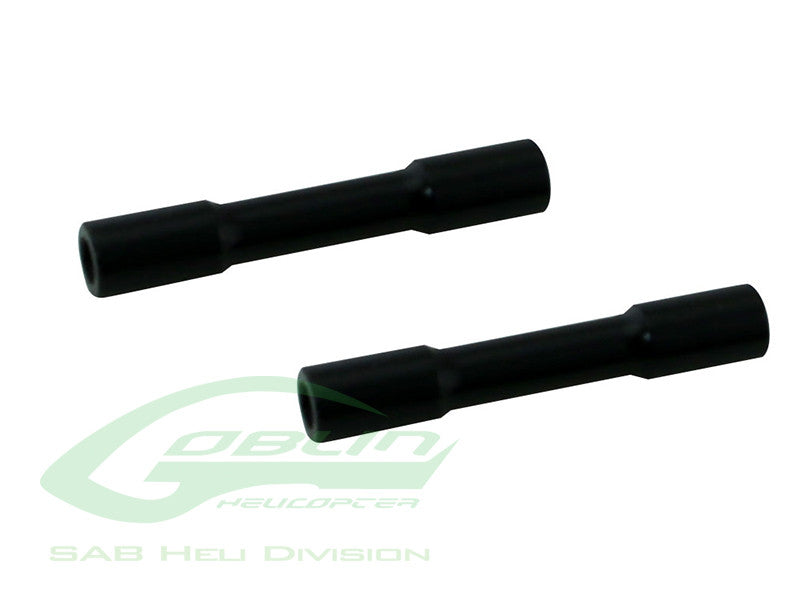 H0061BL-S - ALUMINUM TAIL CASE SPACER BLACK EDITION - GOBLIN 630/700/770 COMPETITION