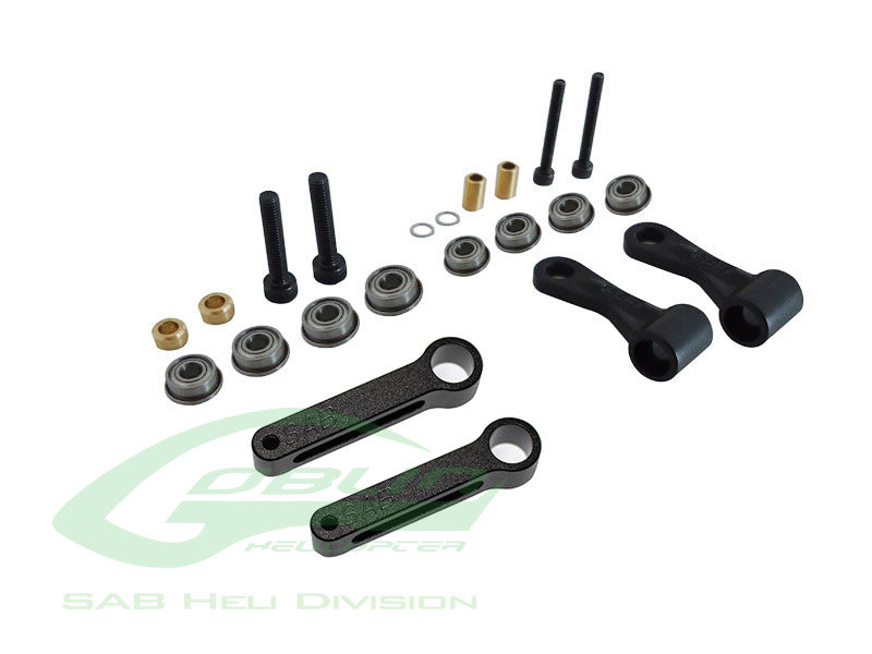 Radius Arm Set Black Matte - Goblin Black Nitro/ BlackThunder/ Raw