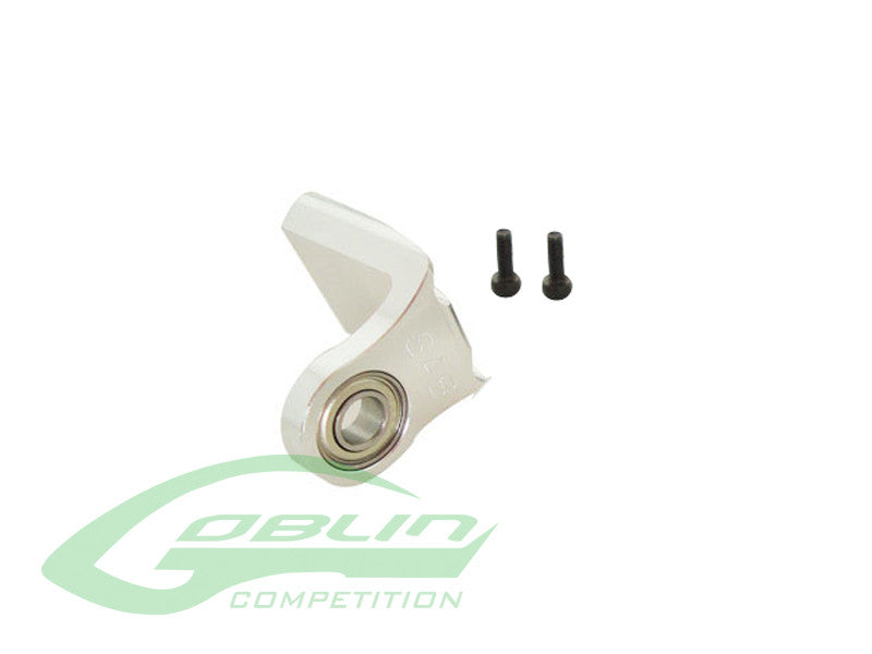 SAB Aluminium 6mm Motor Mount Third Bearing Support - Raw 700/iLGoblin 700 Competizione