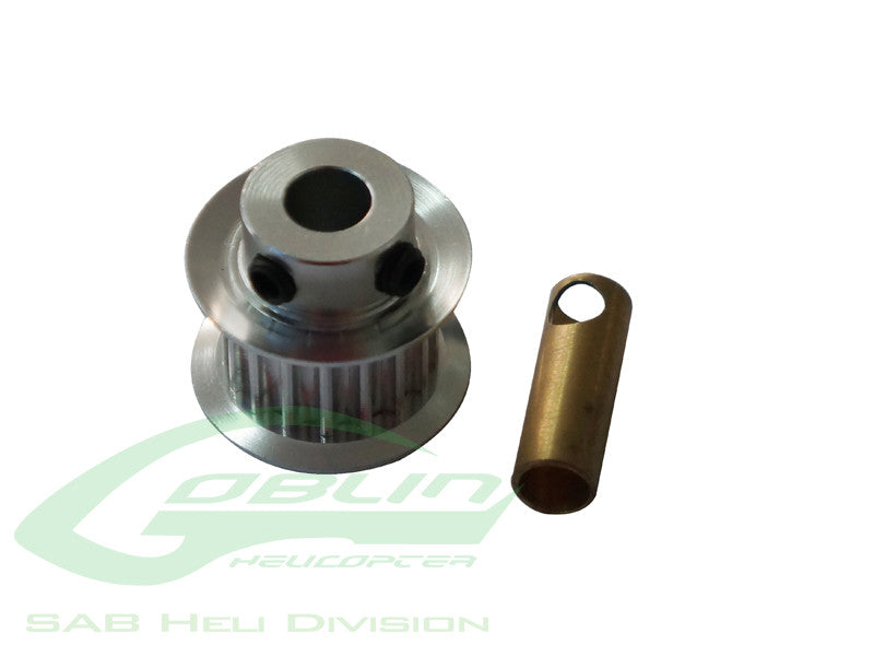 Aluminum Motor Pulley Z18 - Goblin 500/570/ Raw 500