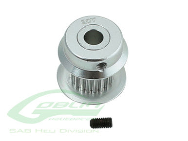 Aluminum Motor Pulley 20T – RAW 420 COMPETITION / Goblin 380